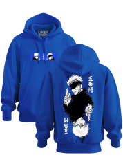 Толстовка худі з принтом аніме Satoru Gojo - Сатору Годжо, 241110078